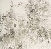 А.В. ФОНВИЗИН. Кладбищенский сад. 1924
