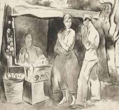 А.В. ШЕВЧЕНКО. Палатка на бульваре. 1922