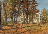 П.И. ПЕТРОВИЧЕВ. В Нескучном саду. 1915