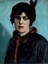 Н.Е. КУЗНЕЦОВ. Портрет жены. 1919