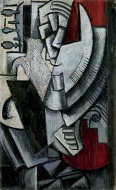 В.Е. ПЕСТЕЛЬ. Художник Татлин с бандурой. 1916