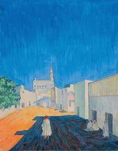 Н.А. РУСАКОВ. Улица в Логауте. 1926