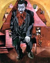 М.З. ШАГАЛ. Еврей в красном. 1915