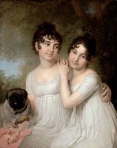 Портрет княжон Е.А. и А.А. Куракиных. 1802