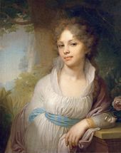 Портрет М.И. Лопухиной. 1797