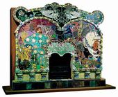 Михаил ВРУБЕЛЬ. Камин Микула Селянинович и Вольга. 1898–1900