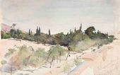 В.А. СЕРОВ. Королевский сад в Афинах. 1907