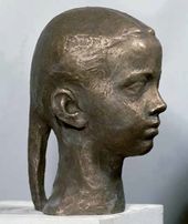 Портрет девушки с косой. 1993