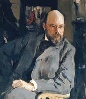 В.А. СЕРОВ. Портрет И.С. Остроухова. 1902