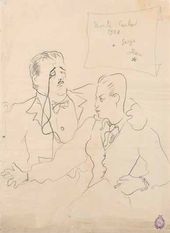 Жан КОКТО. Дягилев и Лифарь. 1928
