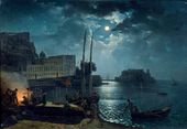 Лунная ночь в Неаполе. 1828