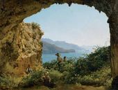 Грот Матроманио на острове Капри. 1827