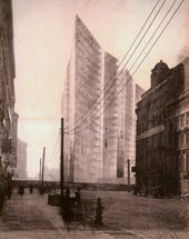 Людвиг Мис ван дер РОЭ. Небоскреб «Пчелиные соты». 1922