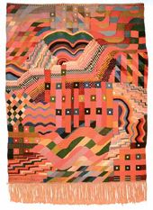 Гунта ШТЁЛЬЦЛЬ. Красно-зеленый гобелен. 1927–1928