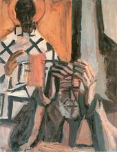Автопортрет с Николой. 1990