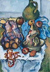 Нателла Тоидзе. Натюрморт на кухне. 1974