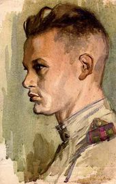 Н.А. КОВАЛЬЧУК. Автопортрет. Май 1945. 1945