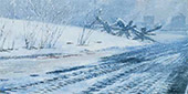 Ю.И. ПИМЕНОВ. Следы шин. 1944