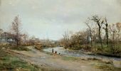 Ранняя весна. По. Прачки на берегу Гавы. 1885