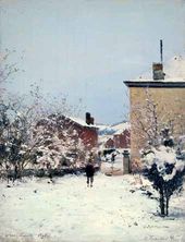 Тру-Луэт. Зима. Вид из квартиры художника. 1895