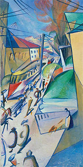 А.К. БОГОМАЗОВ. Трамвай. 1914