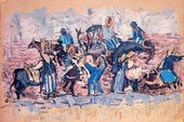 Рынок в Далмации. 1938. © Zoran Antonio Mušič. Итальянское общество авторов и издателей (SIAE). 2009