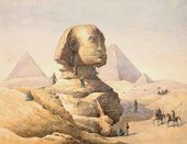 Г.Г. ЧЕРНЕЦОВ. Сфинкс. У пирамид в Гизе близ Каира. 1842