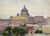 В.И. СУРИКОВ. Собор Св. Петра в Риме. 1884