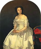 С.К. ЗАРЯНКО. Портрет княгини М.В. Воронцовой. 1851