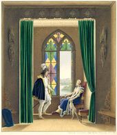 Ф.П. ТОЛСТОЙ. Перед разлукой. Сцена из рыцарских времен. 1844