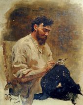 И.Е. РЕПИН. Портрет И.П.Похитонова. 1889