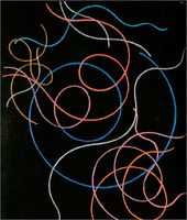 Софи ТАУБЕР-АРП. Движение цветных линий. 1940