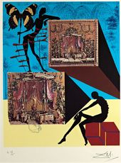 Сальвадор ДАЛИ. Одетые в наготу в сюрреалистической манере. 1971