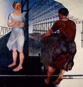 На стройке новых цехов. 1926