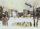 Вечер. Патриаршие пруды. 1946-1947