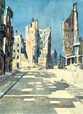 Берлин. Разрушенные здания. 1945