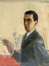 Автопортрет с кистью. 1936