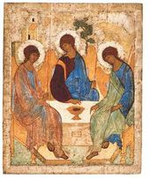 Андрей РУБЛЕВ. Святая Троица. 1425–1427