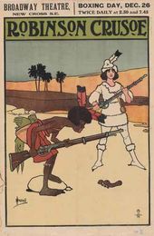 Джон ХАССЛ. Рождественская пантомима «Робинзон Крузо». 1900-е