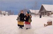 Н.А. КАСАТКИН. Соперницы. 1890
