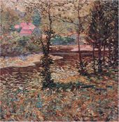 Эрнст ЛОУСОН. Пейзаж, Коннектикут. Около 1902-1904