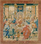 Тайная вечеря Гобелен. Около 1520-1530