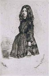 Анни. Лист из «Французской серии». 1857-1858