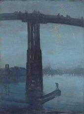 Ноктюрн: голубое и золото - старый мост Баттерси. 1872-1875