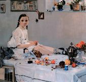 Портрет Вари Адоратской. 1914