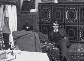 Н.И. Фешин в мастерской Казанской художественной школы. 1910-е