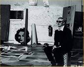 Энди Уорхол на «Фабрике». Ок. 1964