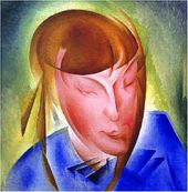 Александр БОГОМАЗОВ. Портрет дочки. 1928