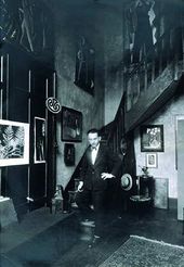 Автопортрет в студии по адресу: ул. Кампанъ Премьер 31 А, Париж. Около 1925