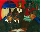 Лот 75. ГРИГОРЬЕВ Борис Дмитриевич (1886-1939). Матросы в Кафе, из Серии Boui Bouis